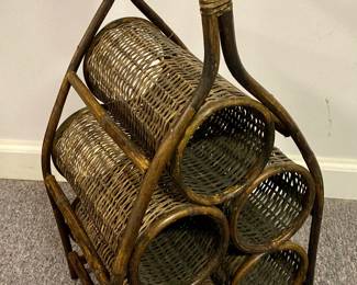 Rattan Wine Rack