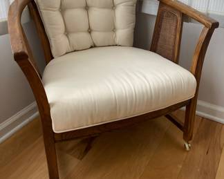 MCM Cane Side Chairs (Pair)