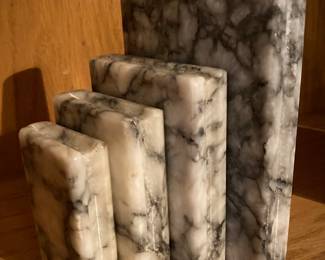 Marble Bookends