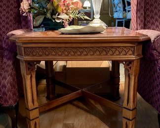 Lane Carved Side Table