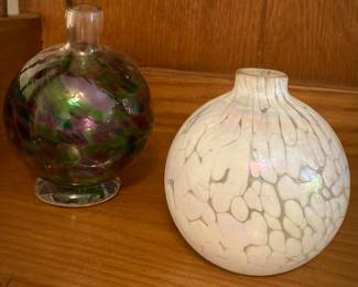 Handblown Glass Bud Vases
