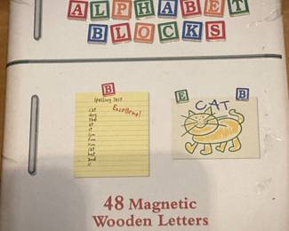 Alphabet Blocks Magnetic Letters
