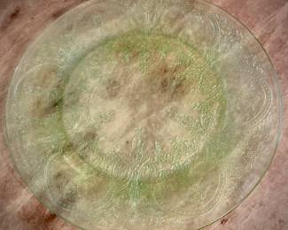 Vaseline Glass Plate