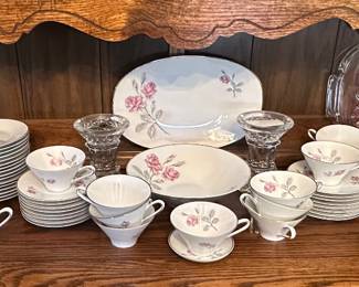 QC German Floral China Set 