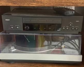 RCA VCR & Technics Turntable