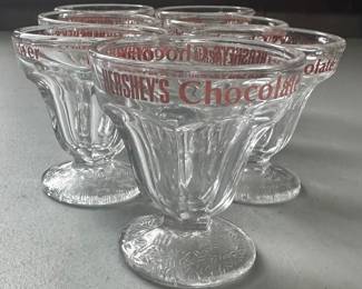 Vintage Hershey’s Ice Cream Dishes 