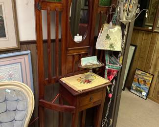 Arts & Crafts style Hall Rack 