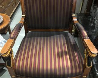 One of Two Armchairs for the Francesco Molon Table, there are 8 additional side chairs 