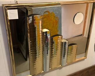 MCM Mirror by Accessory Art 1970's 