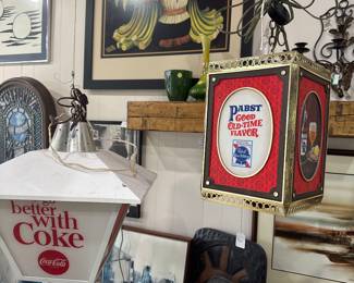 Coke & Pabst Hanging Lights 