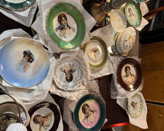 Collection of Victorian Portrait Plates