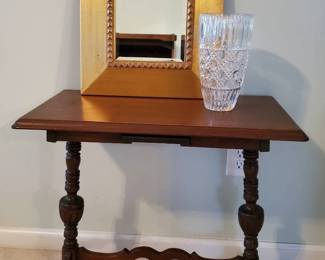 Solid Mahogany Side Table