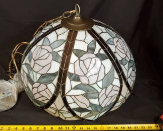 Tiffany Style Stained Glass Suspension Dome
