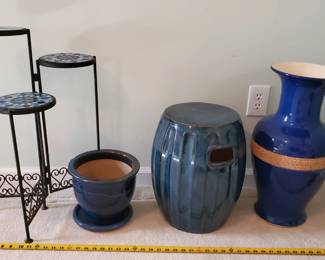 Blue Ceramic Accents