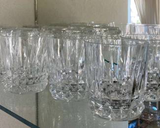 GA103French Crystal Juice Glasses