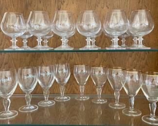 GA145Irish coffee glassware and cognac glasses