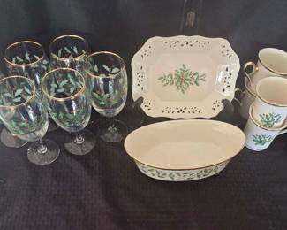 GA179Lenox Holiday China Dinnerware