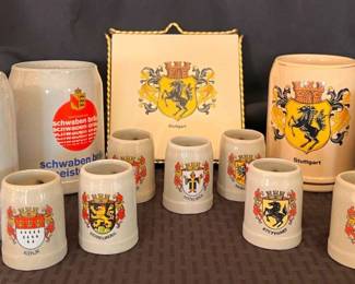 GA160Vintage German Beer Steins