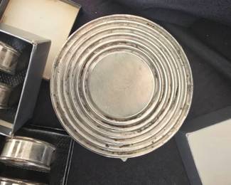 GA186VAlvin Sterling S17 Napkin Rings