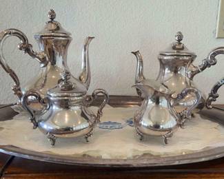 GA131VSterling Silver Coffee And Tea Serving Set