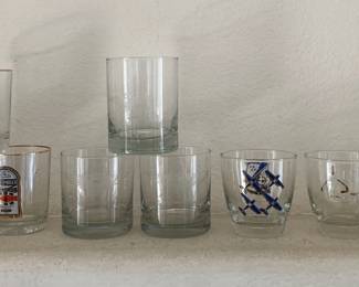 GA137Jamison, BushMills, and miscellaneous liquor glasses