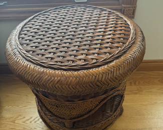 Wicker Side Table