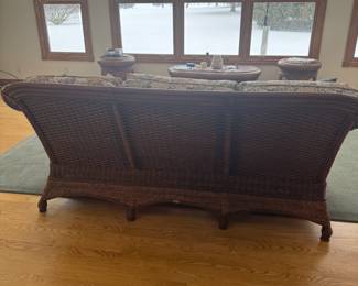 Back of Wicker Sofa, Picture 2 of 3