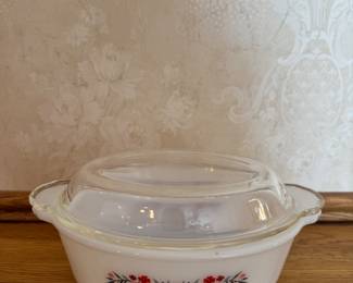 Fire King Covered Dish 