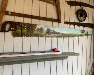 #198	Folk art saw	 $55.00 			
