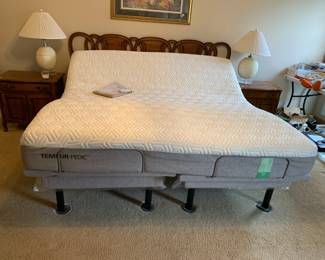 #49	Tempur-Pedic Dual Remote King Size Adjustable Firm Bed on Platform (twin Platform) 	 $175.00 	                                                                                           #50	Stanley king wood head board 	 $70.00 			
		

