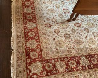 #4	Wool Hand-Knotted Rust/Cream Rug - 8x10	 $275.00 			

