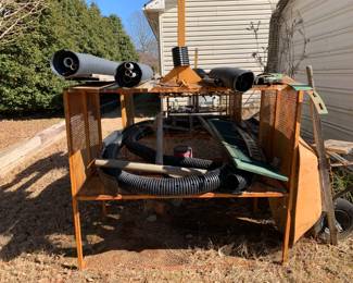#220	Steel Rack 3 Shelf 58x30x50 	 $35.00 			
