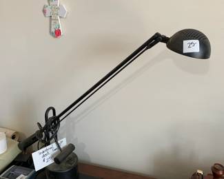 #60	Metal Industrial Desk Lamp	 $25.00 			
