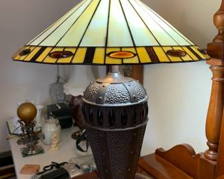 #85	Reproduction Dell Tiffany Lamp - 25" tall	 $100.00 			
