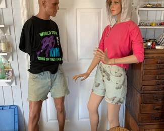 #210	Pair of Mannequins 5'8"	 $200.00 			
