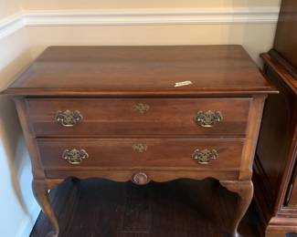 #9	Wood 2 drawer Entry Table w/q/a Legs - 35x20x30	 $175.00 			
