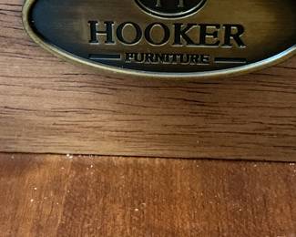 #75	Hooker Writing Desk w/3 drawers w/center flip-down for keyboard w/leather Top - 60x26x30	 $200.00 			
