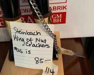 #114	King of Nutcrackers "as is" 	 $85.00 			
