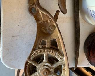 #236	Antique Myers Pulley	 $309.00 			
