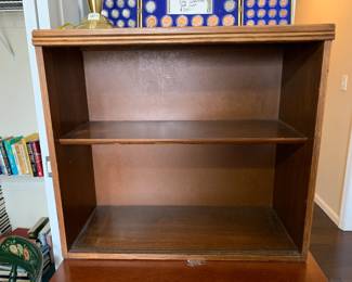 #76	Wood Bookcase w/1 shelf -29x 12x26	 $30.00 			
