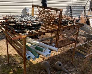 #222	Steel Rack 2 Shel f58x30x36	 $25.00 			
