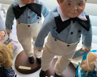 #47	Tweedle Dee And Tweedle Dum - Pair of Sylvestri Dolls 	 $50.00 			
