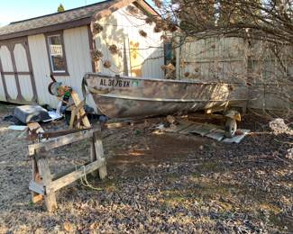 #226	Alum Craft Jon Boat 15' x 55" w/ Trailer	 $1,200.00 			
