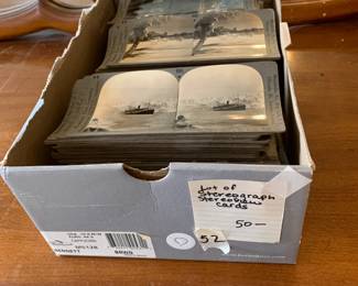 #52	Lot of Stereograph  Stereo View Cards 	 $50.00 			
