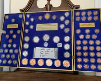 #79	Franklin Mint Coin Collection in Case 	 $200.00 			
