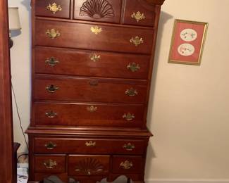 #89	Stanley Hi-Boy w/8 Drawers - 38x18x80	 $175.00 			
