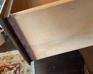 #9	Wood 2 drawer Entry Table w/q/a Legs - 35x20x30	 $175.00 			
