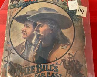 #141	Buffalo Bills wild west booklet "as is cover"	 $230.00 			
