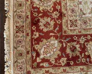 #4	Wool Hand-Knotted Rust/Cream Rug - 8x10	 $275.00 			
