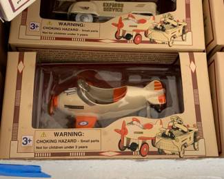 #173	Pedal Power Die Cast metal set of 6	 $60.00 			
